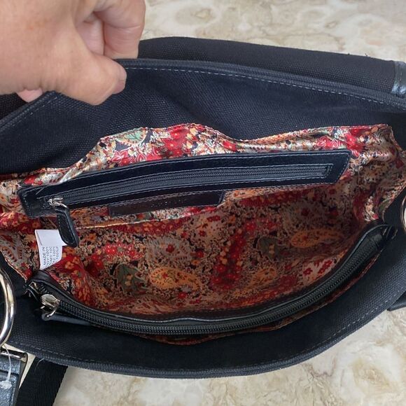 Tignanello Doctors Satchel Crossbody Shoulder Bag Vegan - Picture 12 of 16